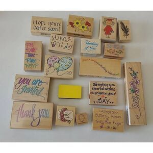 Crafting Stamps Lot Various